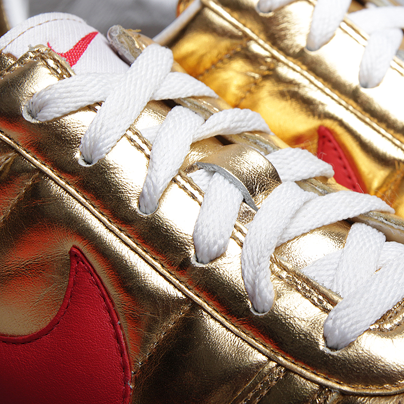 женские золотые кроссовки Nike WMNS Sprint Sister Leather 311919-761 - цена, описание, фото 3